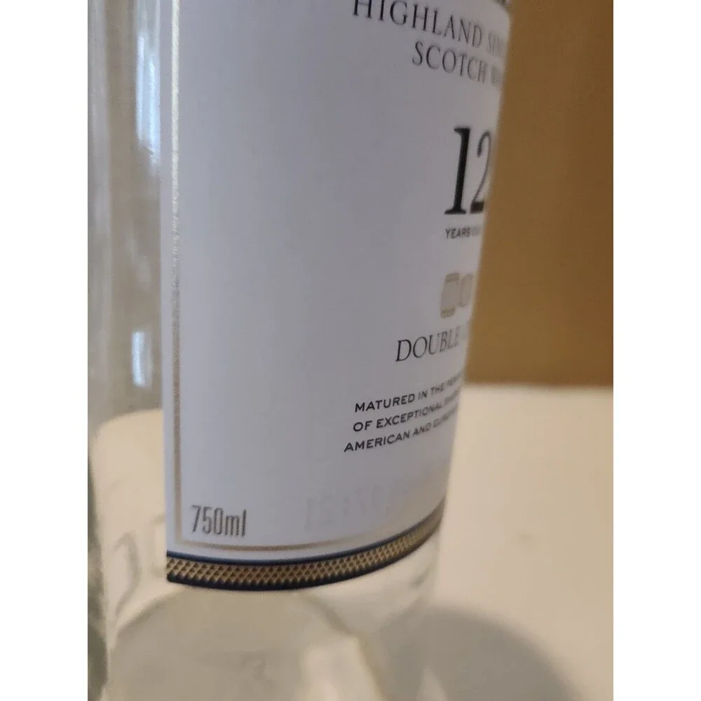 Macallan 12 YR Highland Single Malt Scotch Whiskey EMPTY 750 mL Bottle